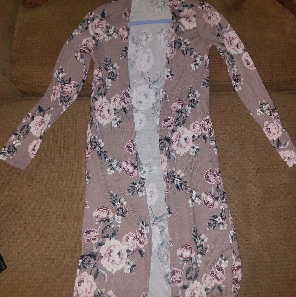 Like new knee length sweater